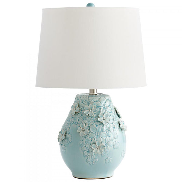 1 Light LED Blue Table Lamp