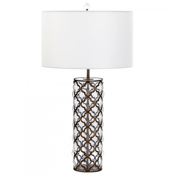 1 Light 31.5" LED Brass Table Lamp