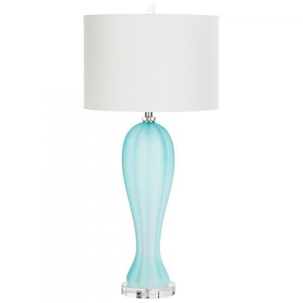 1 Light 34.5" LED Green Table Lamp