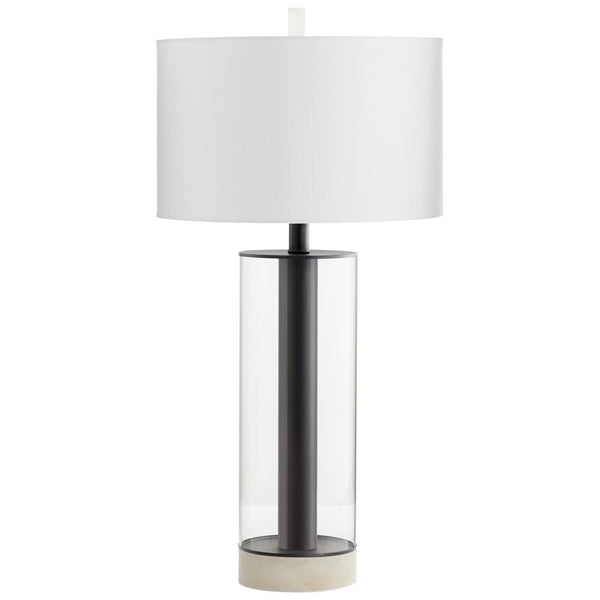 1 Light 34.75" Black Table Lamp