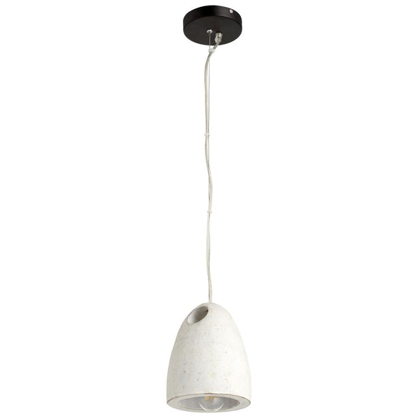 1 Light White Pendant