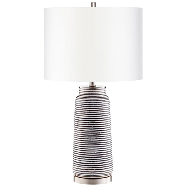 1 Light 31" Nickel Table Lamp