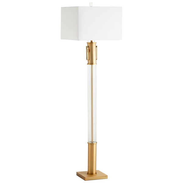 1 Light 64.5" Brass Floor Lamp