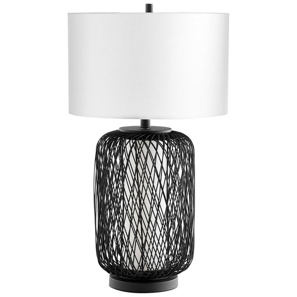 2 Light 28.75" LED Pewter Table Lamp