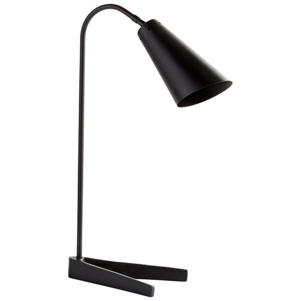 1 Light 24.5" Black Table Lamp