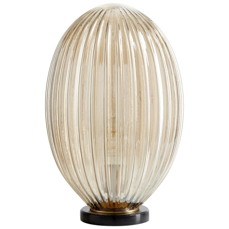 1 Light 18.75" Brass Table Lamp