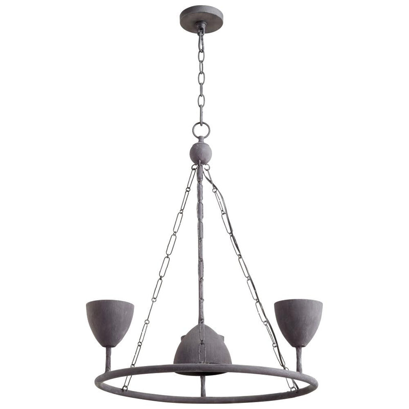 4 Light Black Chandelier