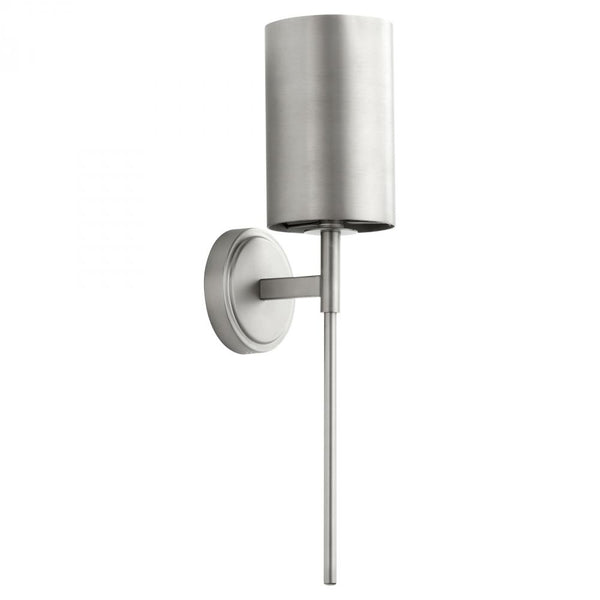 1 Light 6.5" Nickel Wall Sconce