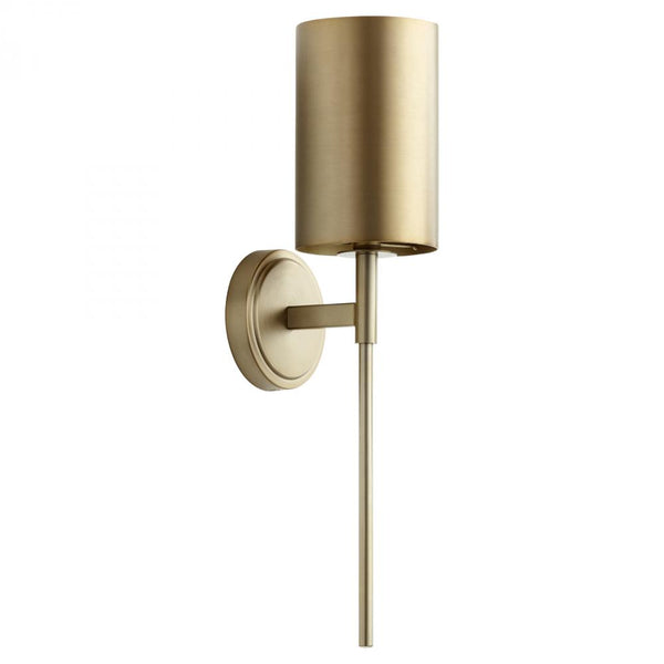 1 Light 6.5" Antique Brass Wall Sconce