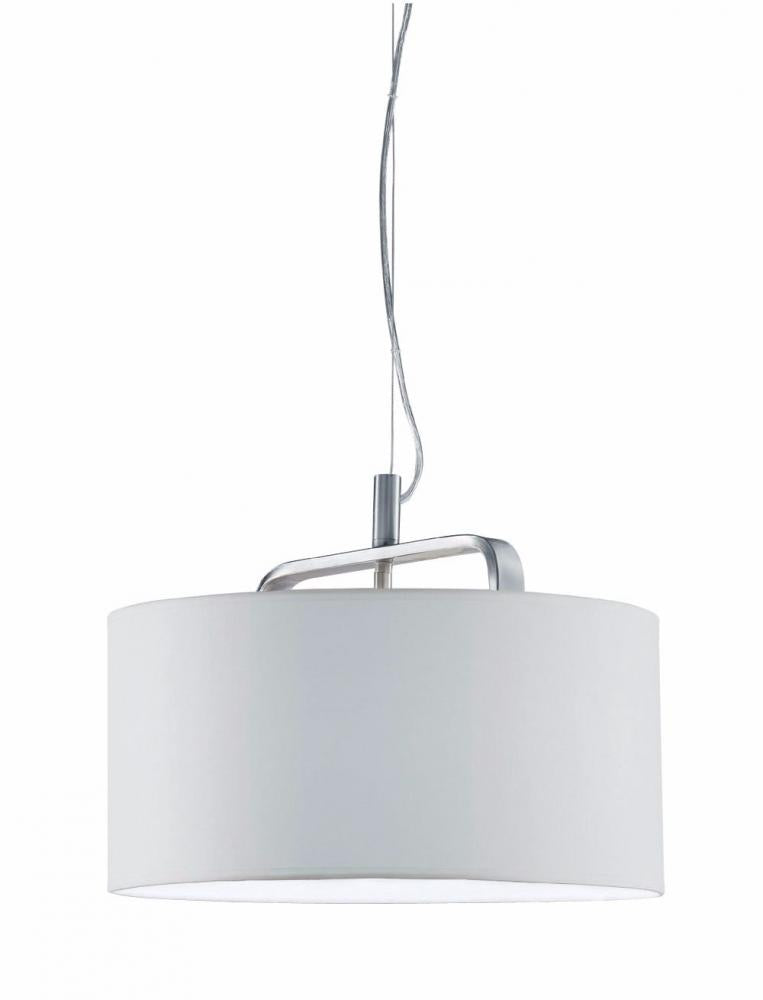 Cannes 1 Light 16" E26 Drum Shade Pendant