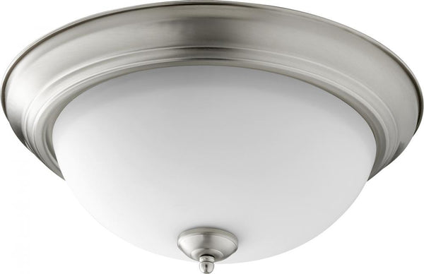 Traditional 3 Light Ceiling Mount, 15.5" Wide