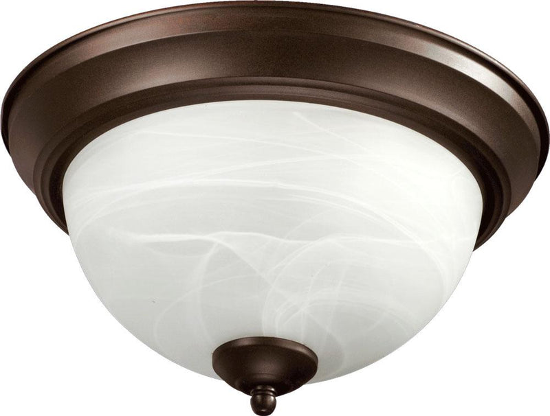 Traditional 3 Light Ceiling Mount, 15.5" Wide