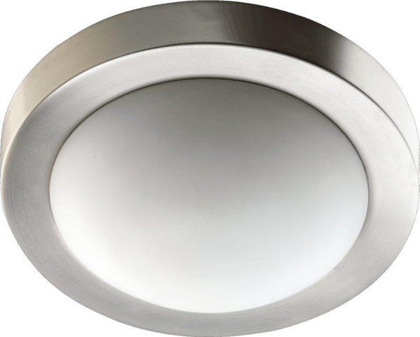 Traditional 2 Light Ceiling Mount, 11" Wide