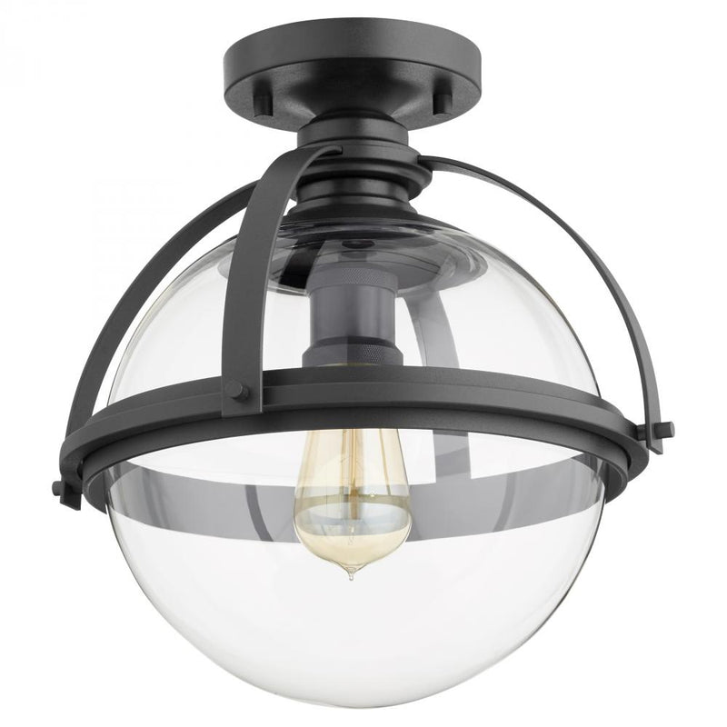 Transitional 1 Light Ceiling Mount, 12.5" Wide