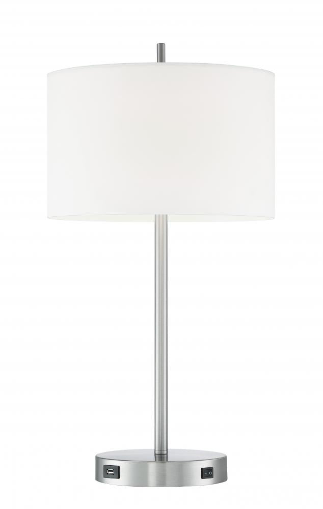 Hotel B 2 Light 25" E26 Table Lamp