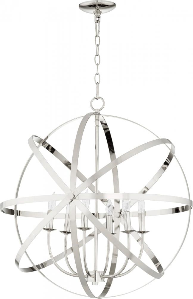 Celeste 6 Light Chandelier, 25.5" Wide