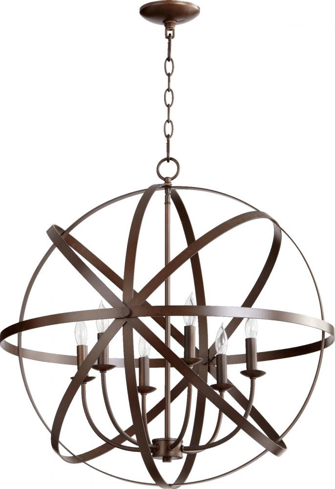 Celeste 6 Light Chandelier, 25.5" Wide