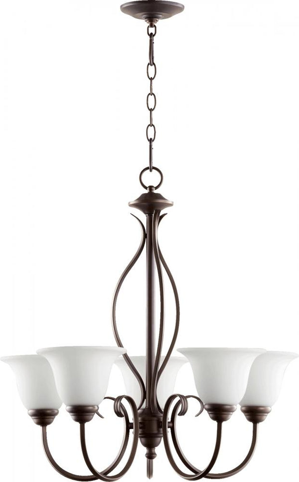 Spencer 5 Light Chandelier, 24.5" Wide