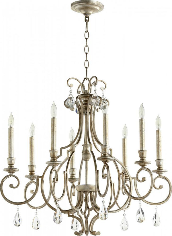 Ansley 8 Light Chandelier, 29" Wide