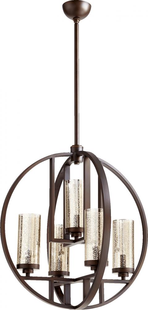 Julian 5 Light Chandelier, 23.75" Wide