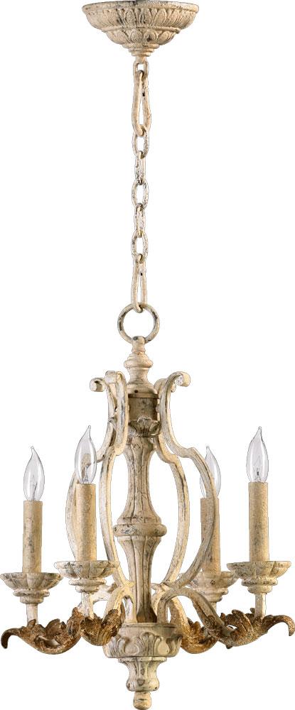 Florence 4 Light Chandelier, 16" Wide